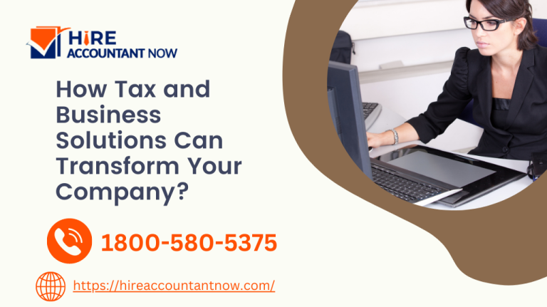 How Tax and Business Solutions Can Transform Your Company?